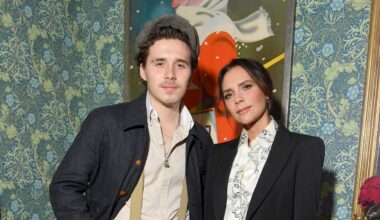 Brooklyn Beckham and Victoria Beckham