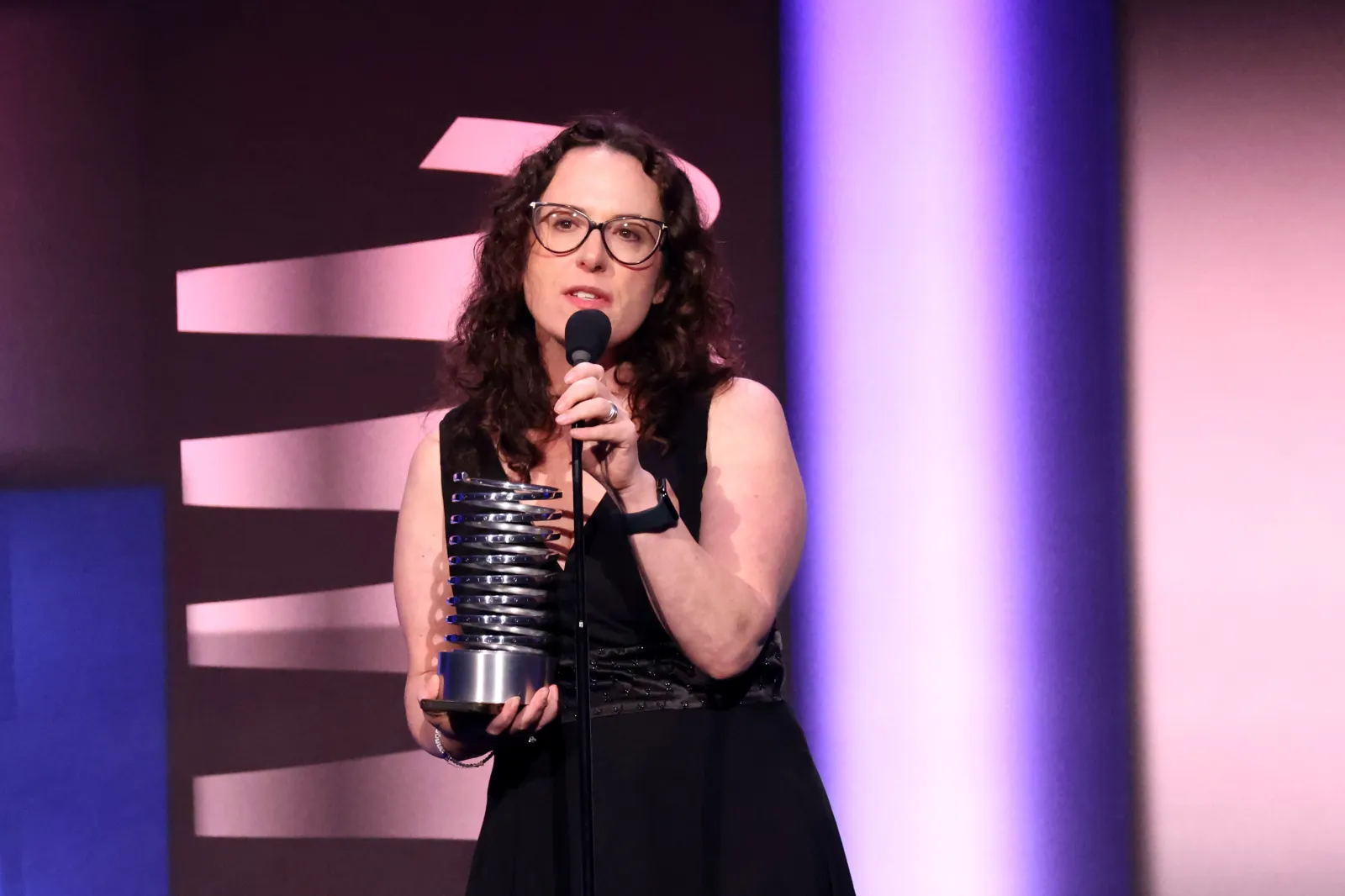 Maggie Haberman speaks onstage during the 28th Annual Webby Awards at Cipriani Wall Street on May 13, 2024, in New York City. (Photo by Rob Kim/Getty Images for The Webby Awards)