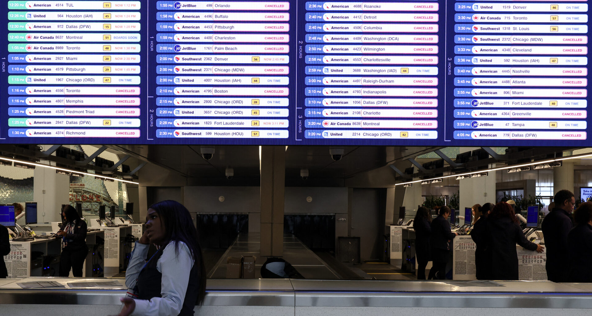 Flight delays continue at NYC-area airports amid ongoing thunderstorms
