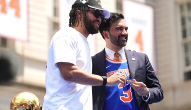 Zohran Mamdani reiterates Jalen Brunson as the king of NYC during adorable interaction with child