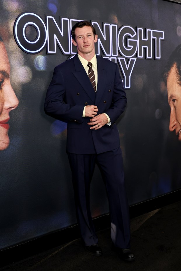 NEW YORK, NEW YORK - AUGUST 03: Callum Turner attends the "One Night Only" New York Premiere at SVA Theater on August 03, 2026 in New York City. (Photo by Jamie McCarthy/Getty Images)