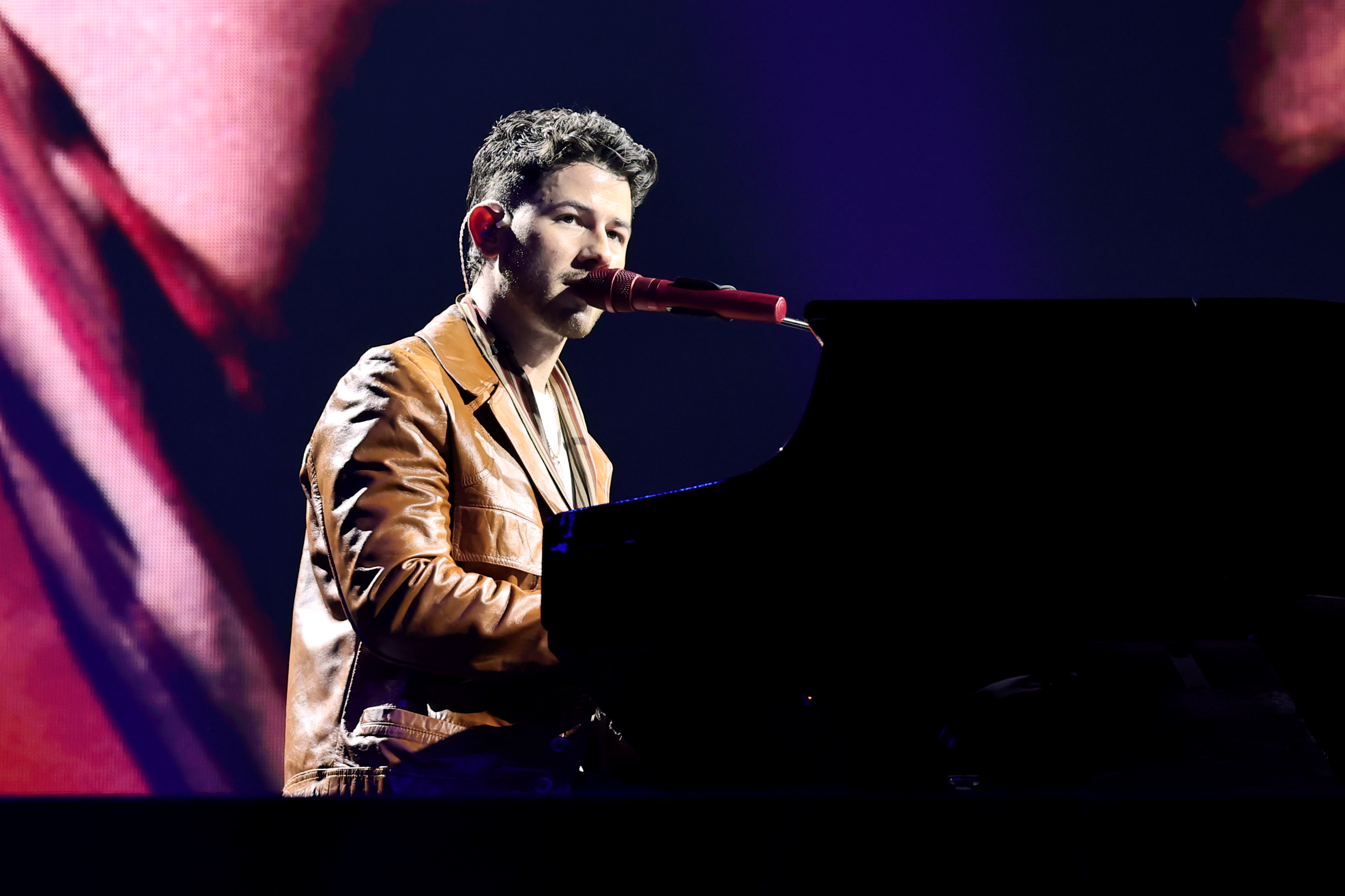 NEW YORK, NEW YORK - AUGUST 20: Nick Jonas performs onstage during Jonas Brothers: The Burning Up Tour All Over Again - New York at Madison Square Garden on August 20, 2026 in New York City. (Photo by Theo Wargo/Getty Images for Live Nation)