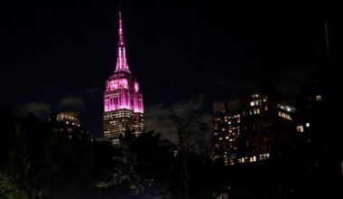 New York City Landmarks Dazzle For Dolly Parton