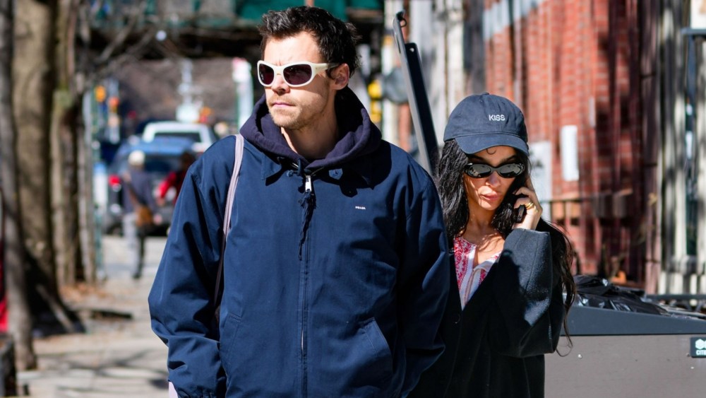 Harry Styles and Zoë Kravitz in New York City on March 9, 2026.