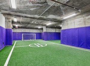 Hudson House soccer field.