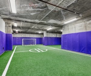 Hudson House soccer field.