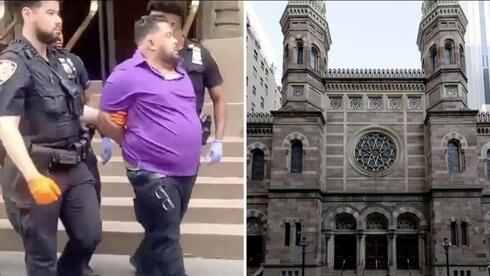 Man charged with hate crimes after violent disruption at Manhattan synagogue
