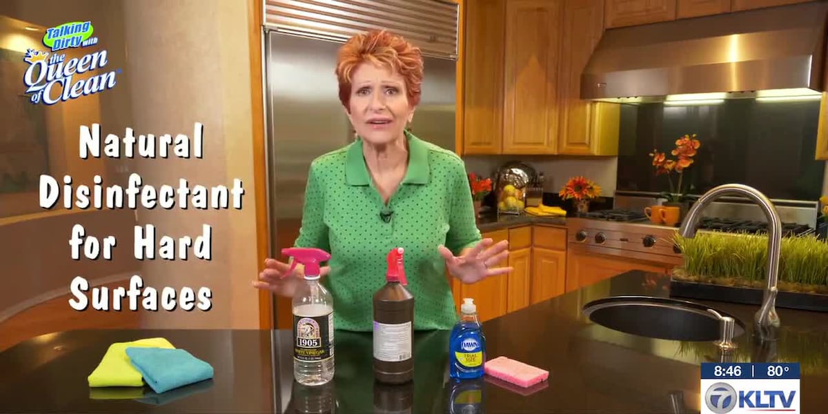 Queen of Clean: Natural disinfectant for hard surfaces