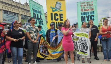 ‘Coming after all of us’: Advocates, elected officials protest against ICE activity in Queens — Queens Daily Eagle