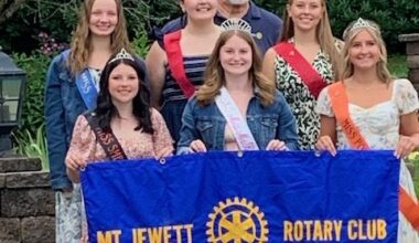 Mount Jewett Rotary hosts fair queen contestants