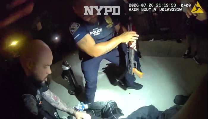 The NYPD said they arrested some 16 people with firearms during and after the Bronx Dominican parade Sunday, including a teen carrying a loaded assault rifle.