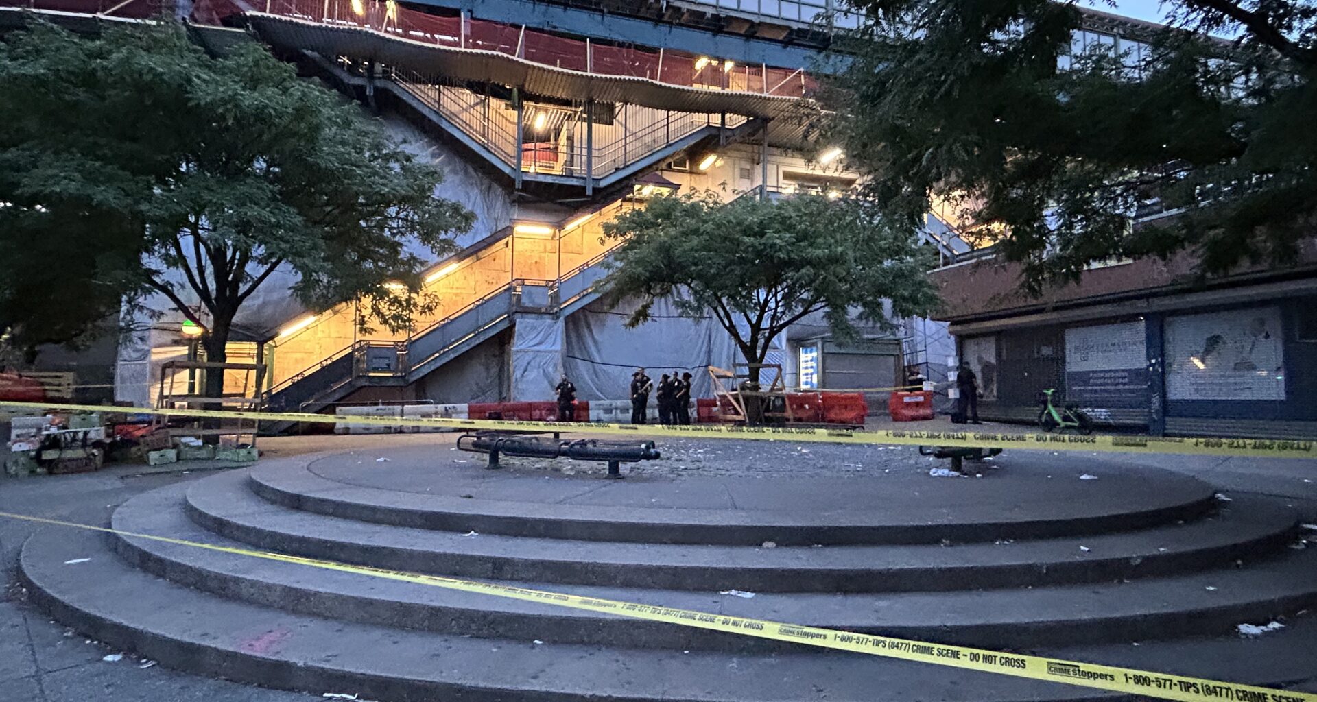 Two men wounded in caught-on-camera Bronx pedestrian plaza shooting