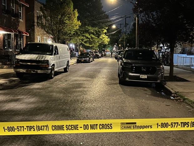 A 14-year-old boy allegedly shot an older teen in the head and then fled on an e-bike on E. 228th St. near Bronxwood Ave. in the Bronx on Tuesday, Aug. 11, 2026. (Kerry Burke / New York Daily News)