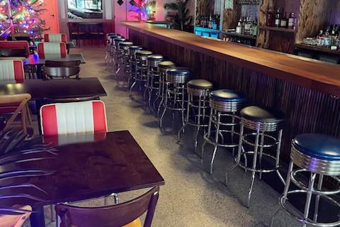 Bernie and Herb’s has a menu of inexpensive bar food, including hot dogs.