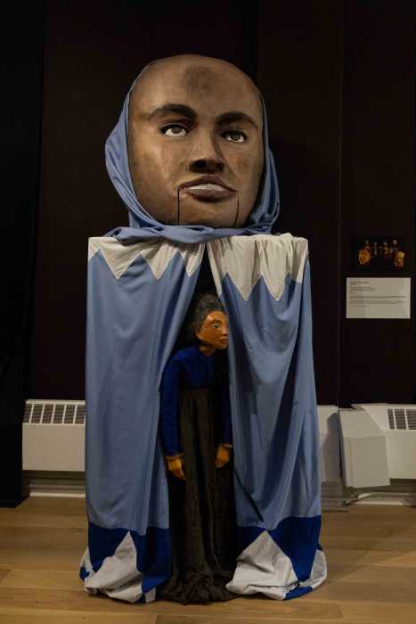 a large puppet
