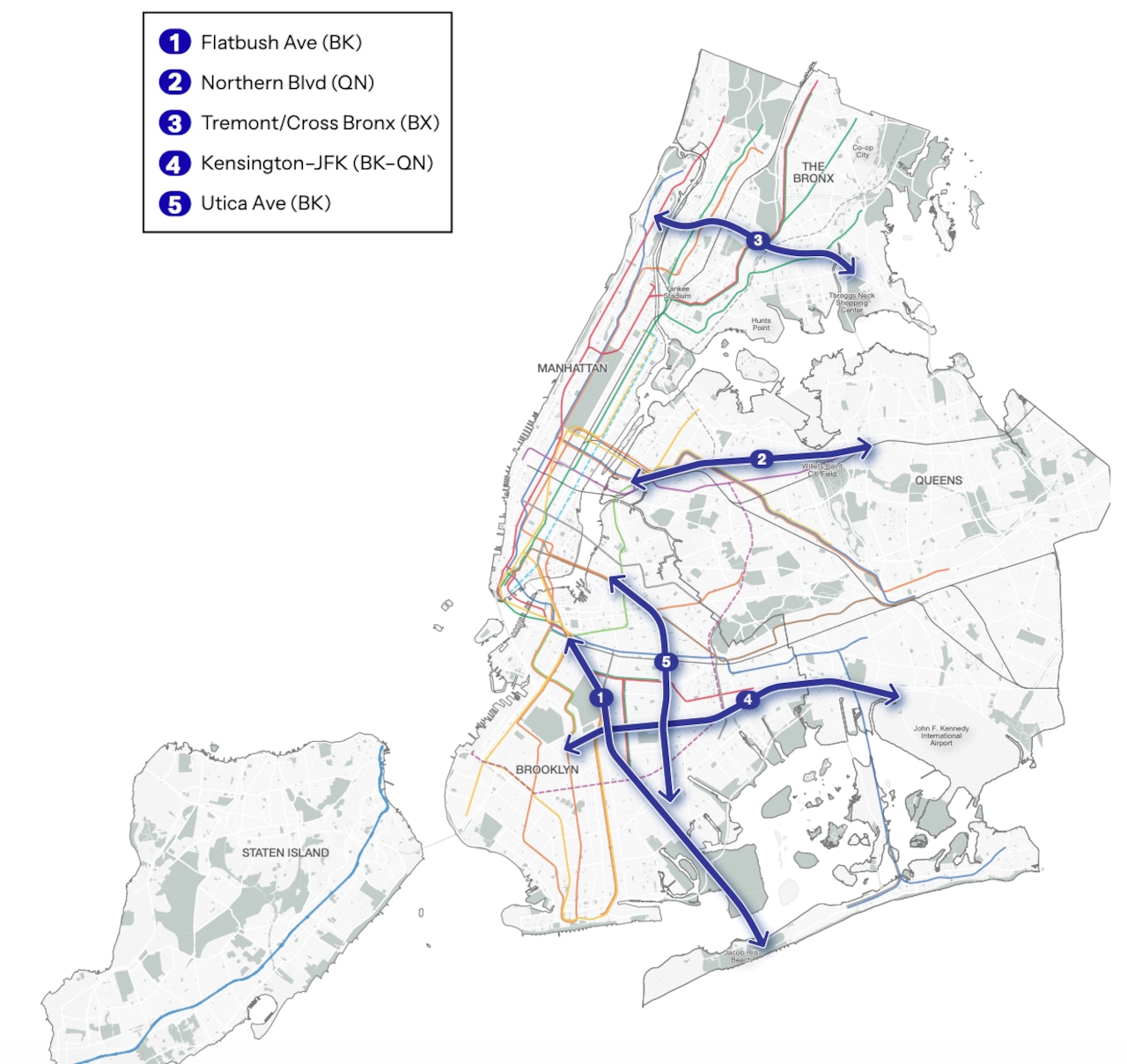 Bus Rapid Transit Routes