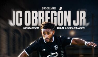 TURN OF THE CENTURY: Brooklyn FC's Obregon reaches 100 USL Championship appearances