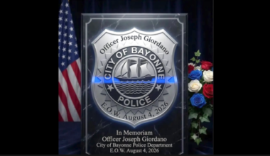 Bayonne mourns death of Police Officer Joseph Giordano, 'who left us unexpectedly'