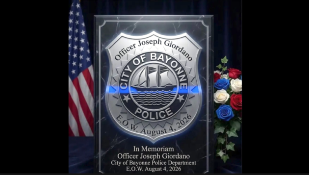 Bayonne mourns death of Police Officer Joseph Giordano, 'who left us unexpectedly'