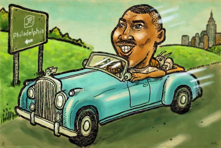 Wilt Chamberlain "would do 90 to 100 [mph] all the way up the turnpike" on his commutes from New York City to Philadelphia to play for the Warriors and Sixers.