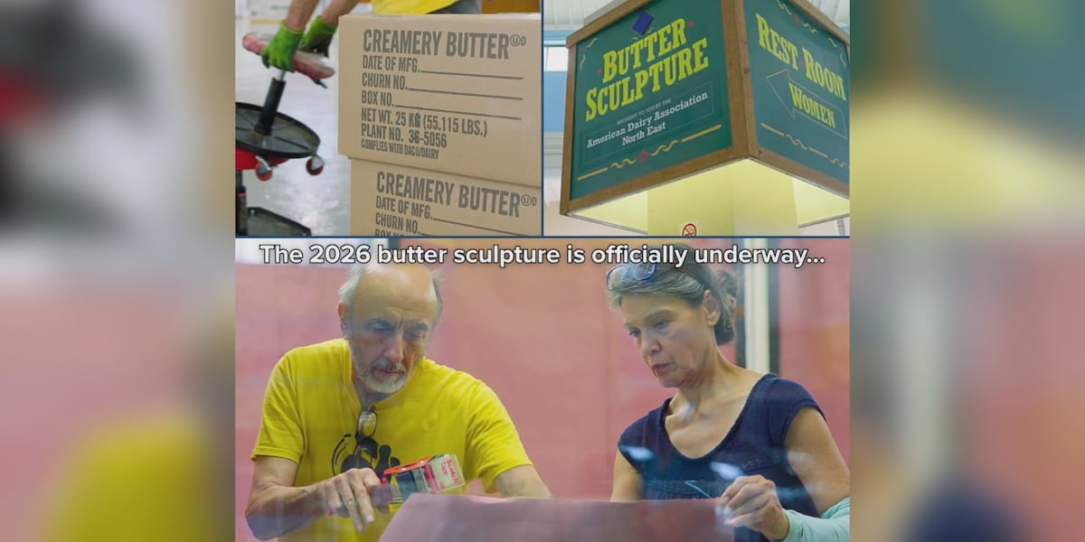 800 pounds of butter arrive at New York State Fairgrounds for 58th annual sculpture