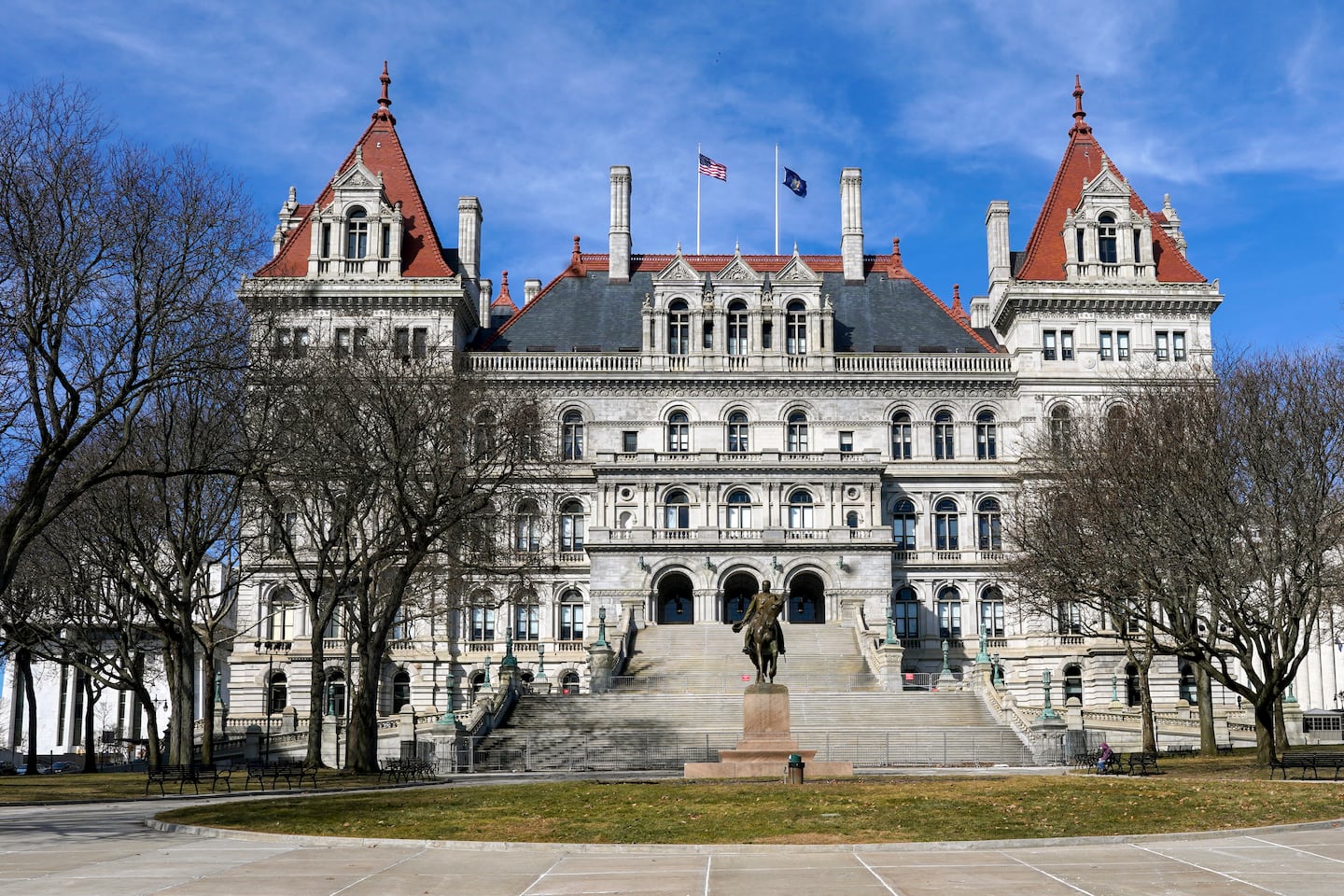 The New York State Capitol in Albany.