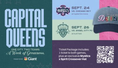 Washington Spirit and Washington Mystics Launch Capital Queens Presented by Giant Featured Image