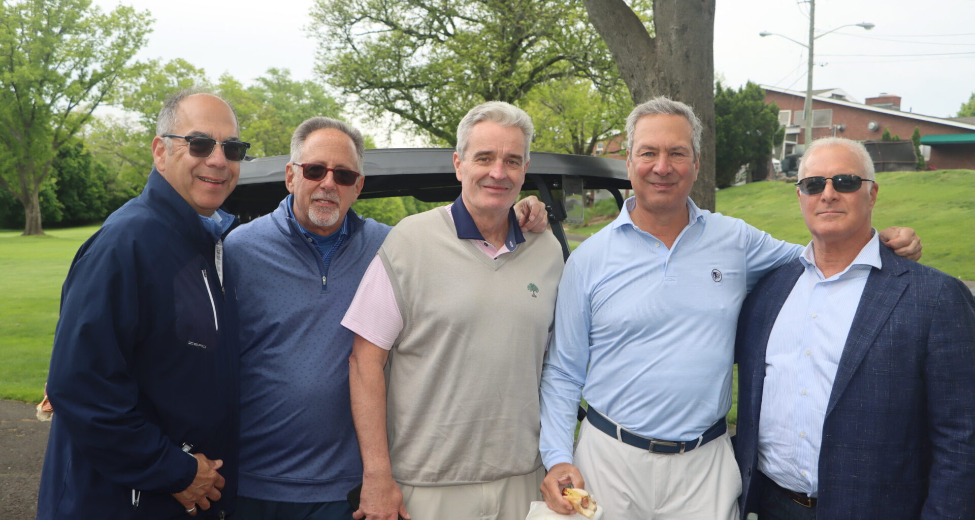 From left: Mark Hoorwitz, Hon. Donald Kurtz, James Caffrey, Steven Bamundo and Gregory T. Cerchione. Photo: Mario Belluomo/Brooklyn Eagle