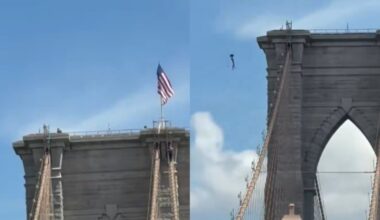 US: Naked man survives jump from Brooklyn Bridge, rescued from East River