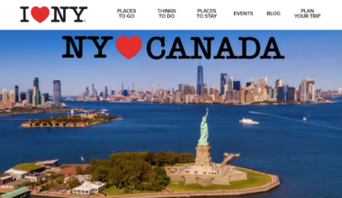 NY LOVES CANADA website