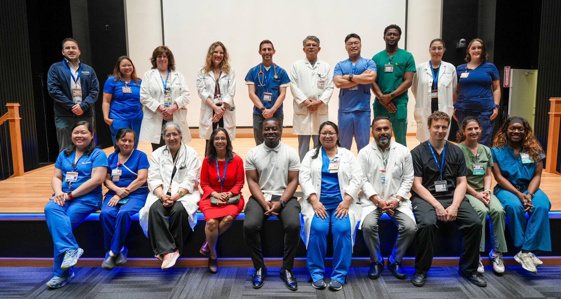 Members of the Stroke Center team at Lincoln Hospital.