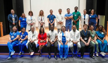 Members of the Stroke Center team at Lincoln Hospital.