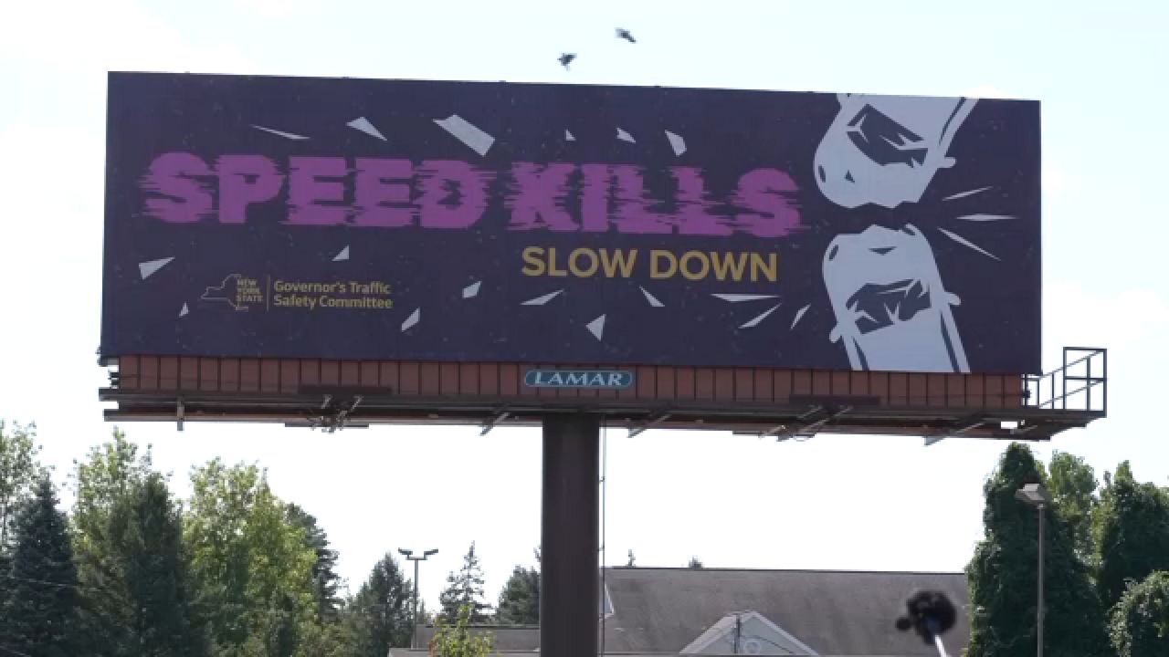 new york state speeding billboard