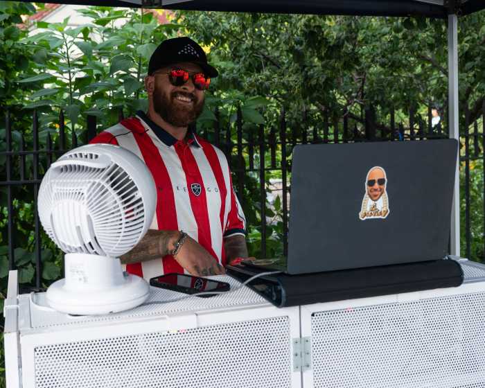 DJ at national night out