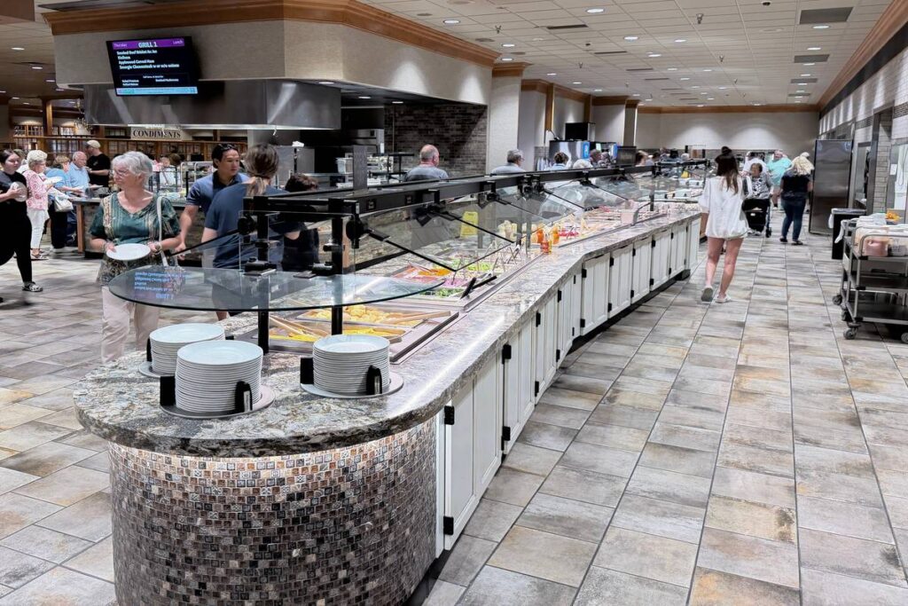 Just a two-hour drive from NYC, the largest all-you-can-eat restaurant in the country features a 200-foot buffet line longer than the Statue of Liberty