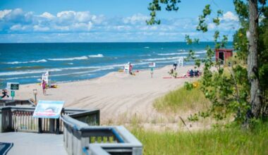 This New York beach is home to the tallest freshwater sand dunes in the Northeast—with scenic boardwalks winding through a rare protected landscape