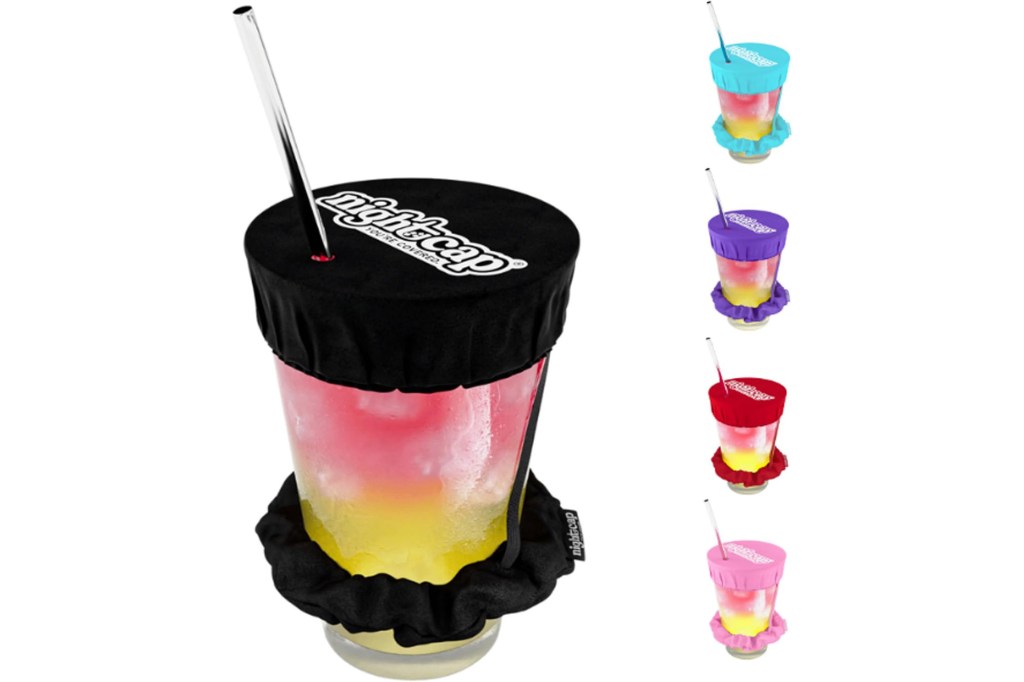 Nightcap Drink Cover Scrunchie Anti-Spiking Reusable Cup Cover
