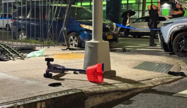 Mom, Kids Injured on Brooklyn Sidewalk By Two-Driver Crash