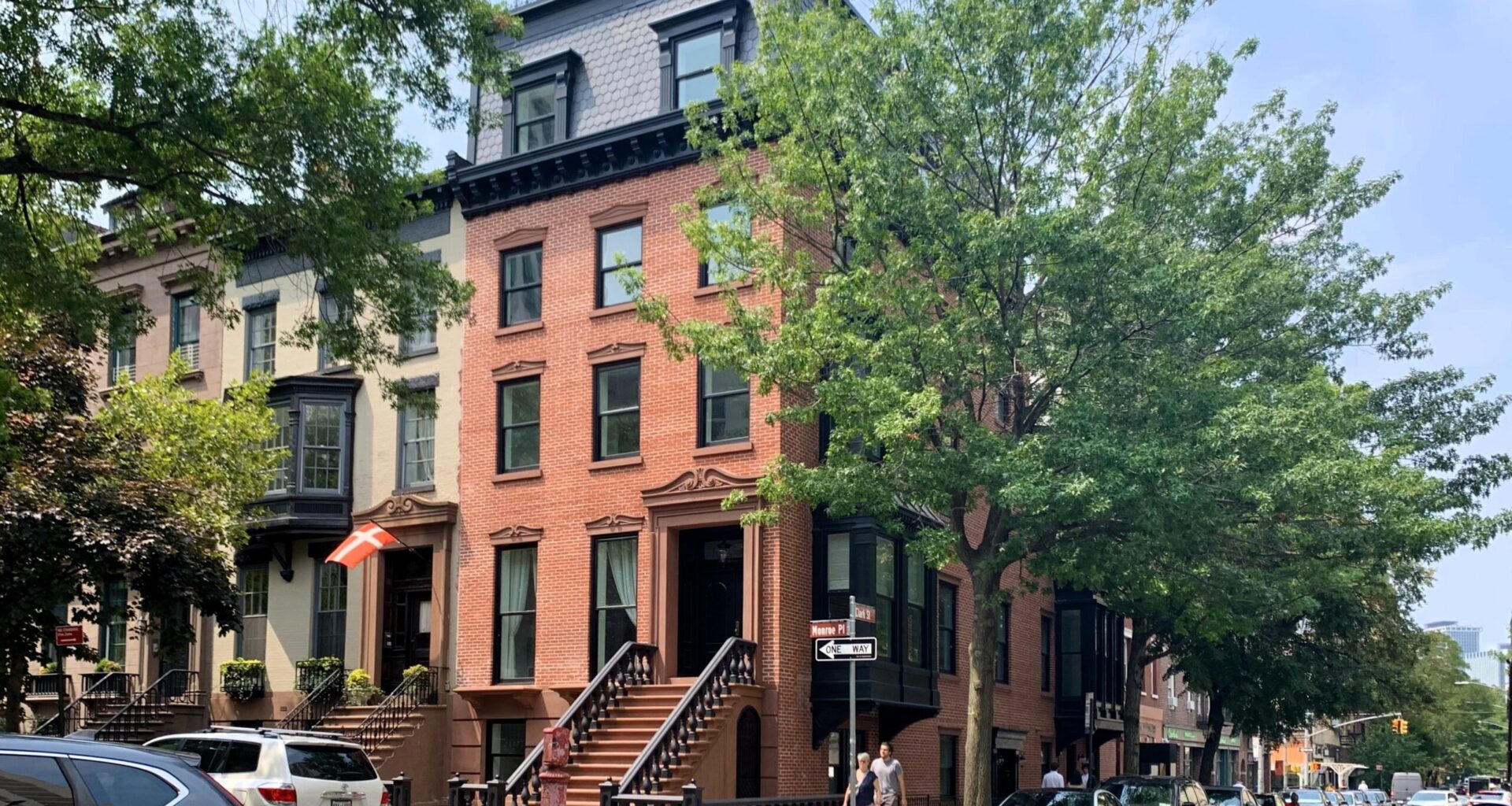 The Brooklyn Heights Association will be holding its 2026 Brooklyn Heights Designer Showhouse at the restored 1852 mansion, One Monroe Place. Photo: Mary Frost/Brooklyn Eagle