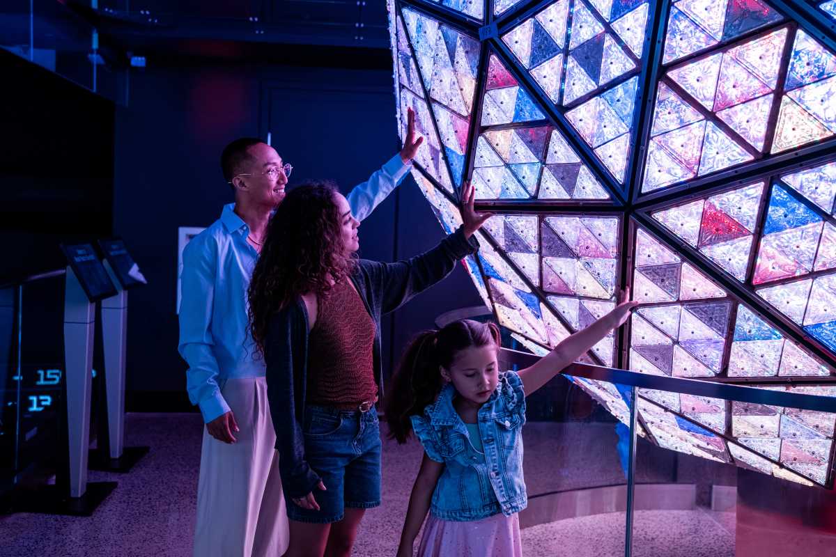 Get up close and personal with the Times Square Ball.