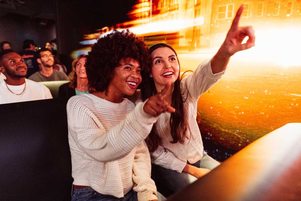 "Times Travel" immersive walkthrough experience at One Times Square.