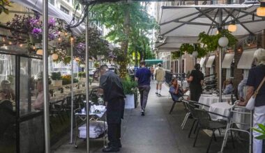The City Council is expected to approve legislation allowing roadway dining to operate throughout the year. (AP Photo, File)