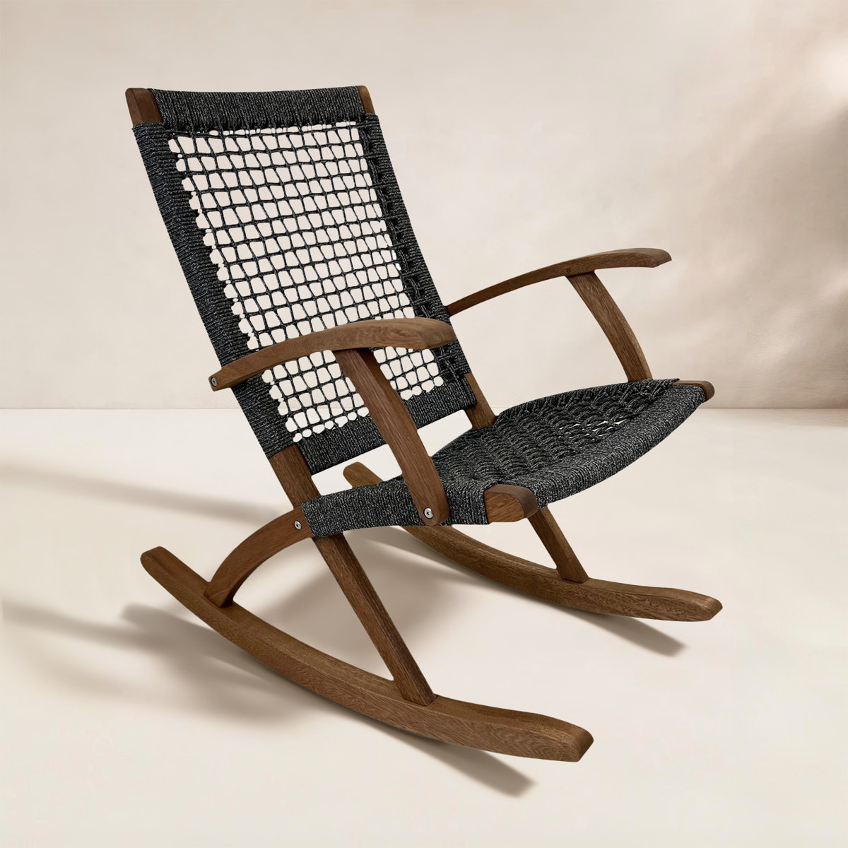 Birch Lane™ Brayson Solid Wood Rocking Chair & Reviews | Wayfair