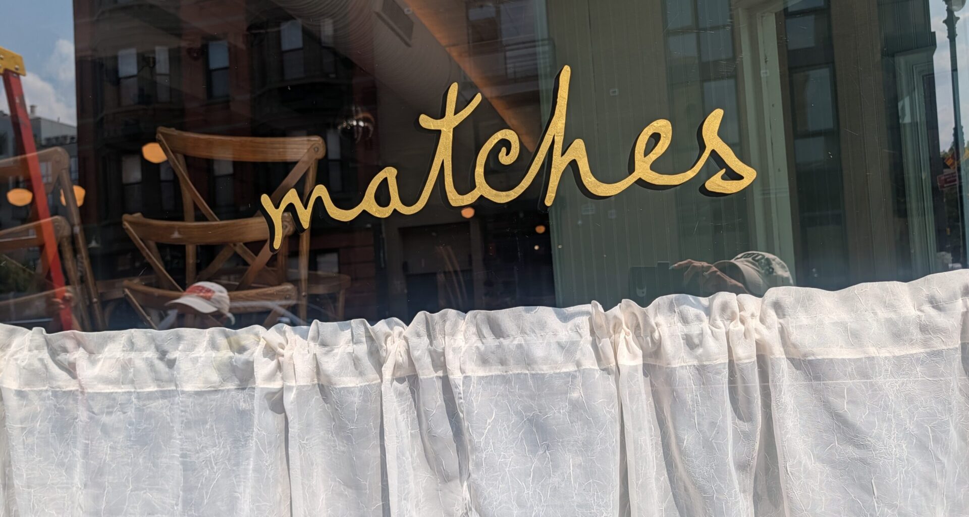 Matches, from Greenpoint Fish & Lobster Team, Looks Ready to Open in Former Enid’s Space