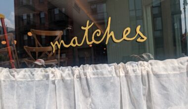 Matches, from Greenpoint Fish & Lobster Team, Looks Ready to Open in Former Enid’s Space