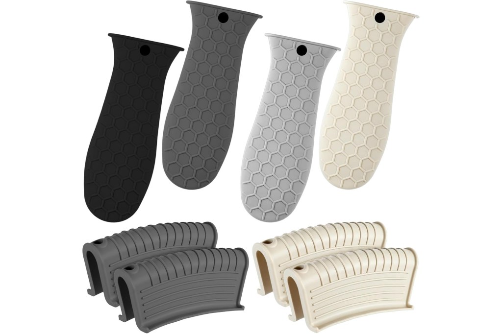 Patelai 8Pcs Silicone Cast Iron Handle Cover