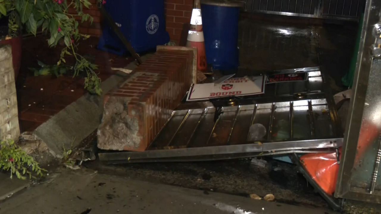 The heavy rainfall led to flash flooding and property damage in Hollis, Queens. (Spectrum News NY1)