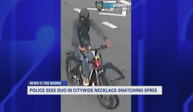 News 12 | Bronx | 2 Wanted In Citywide Necklace Snatching Robbery Pattern