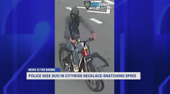 News 12 | Bronx | 2 Wanted In Citywide Necklace Snatching Robbery Pattern