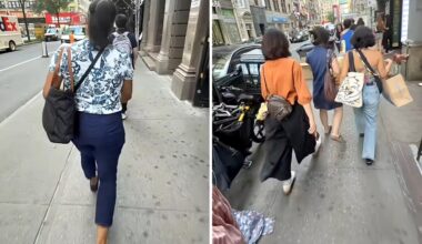 Rating How People Walk on New York City Sidewalks
